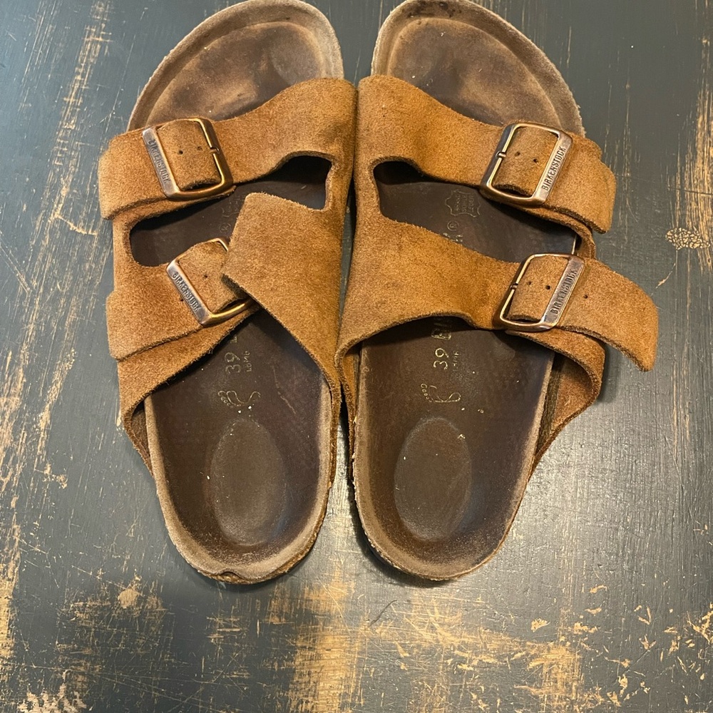 Birkenstock Arizona Sandal Brown Suede